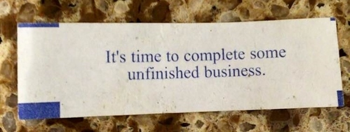 Picture of Fortune cookie fortune saying 